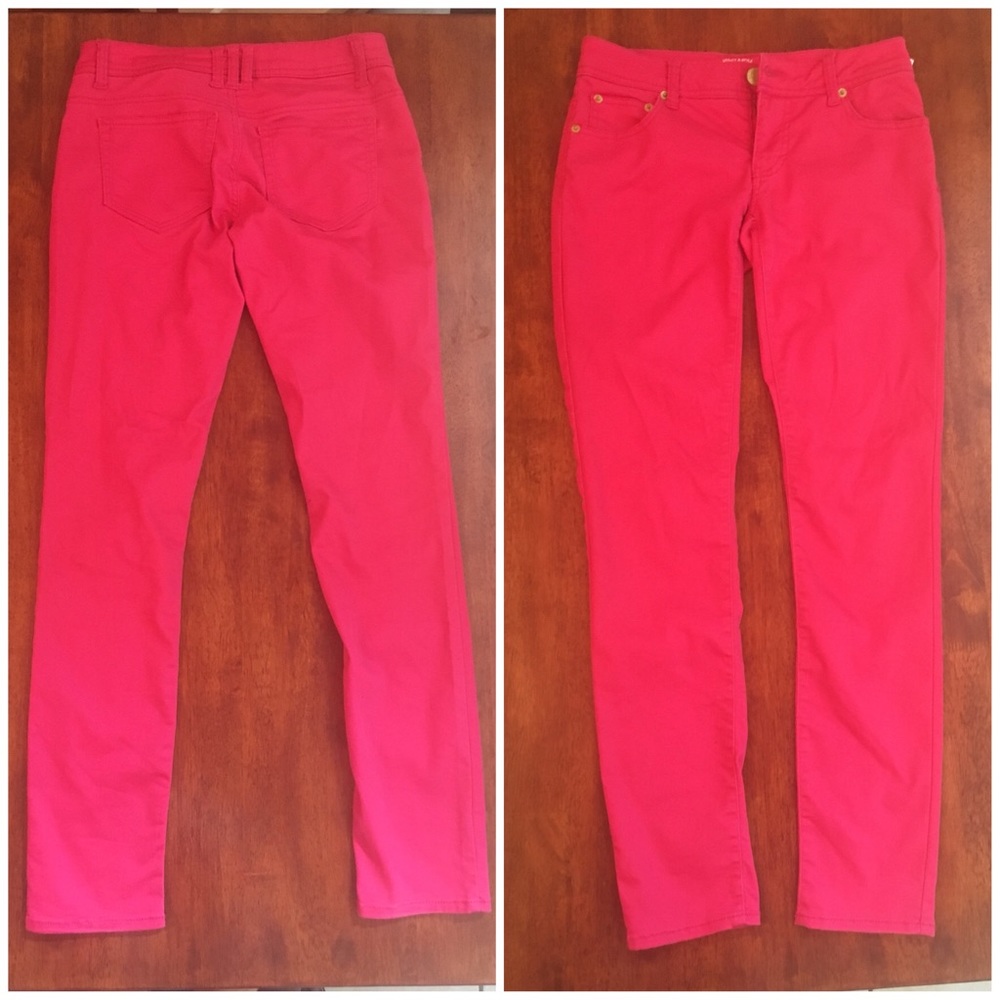 Fuschia Skinny jeans